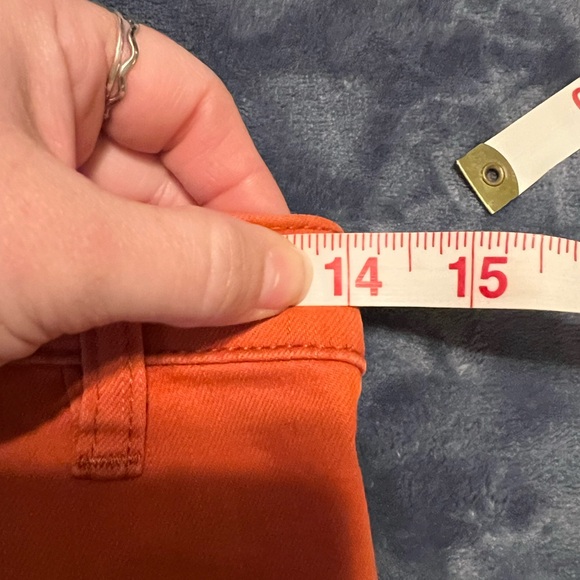 We The Free Bright Orange Women's Flare Jeans - Picture 10 of 10